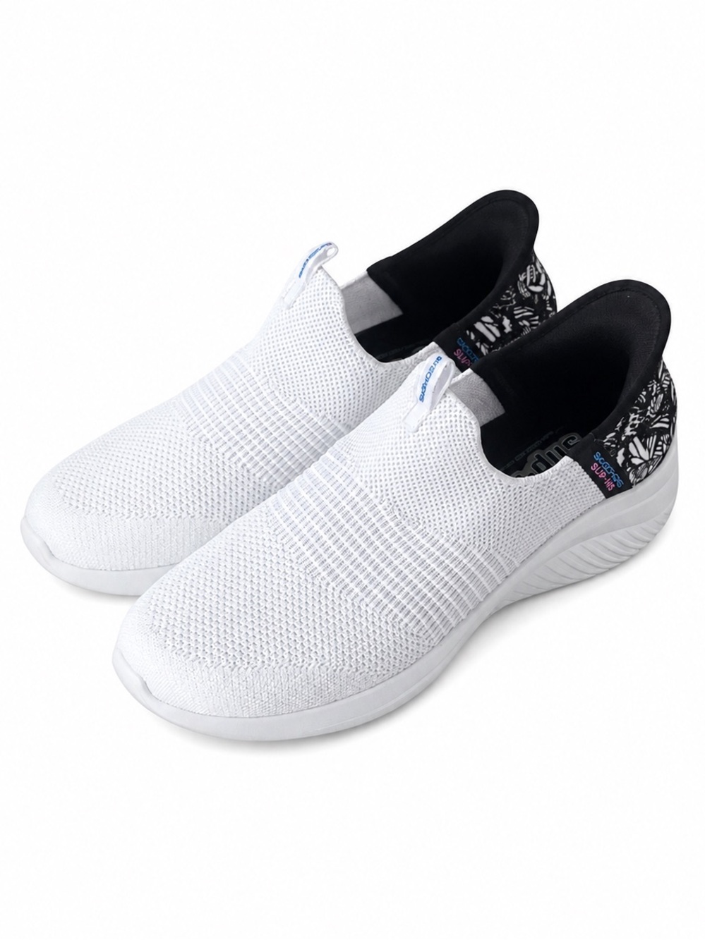 Skechers Slip-Ins Stretch Fit Ultra Flex 3.0 White Sneakers Size 10